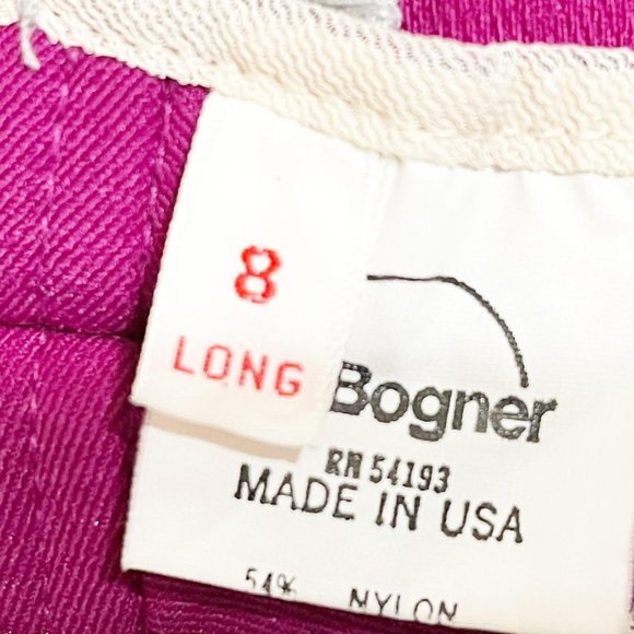 Bogner Size 6/8 Vintage Wool Blend Stirrup Snowboard Ski Pants - Picture 4 of 6